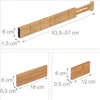 18-teiliges Schubladenteiler-Set aus Bambus Produktbild-Vorschau 4
