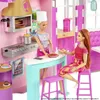 BARBIE Spielset Restaurant Cookn Grill HGP59 mit Puppe Produktbild-Vorschau 3