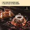 Théière Wilmax 770 ml en verre borosilicaté avec filtre en Voir les images du produit 4