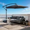 FCH Sonnenschirm Gartenschirm Ø300cm Balkonschirm Produktbild-Vorschau 2