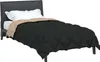 vidaXL, couette d'hiver, 140 x 220 cm, 450 g/m², noir et Voir les images du produit 3