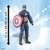 Avengers Sada 4 Figurek 30 cm Černý Panter Iron Man Kapitan Náhled obrázku produktu 7