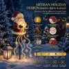 2er-Set Weihnachts-Solar-Gartenstecker, Weihnachtsmann & Produktbild-Vorschau 7