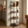 Regał ścienny metalowy, 4-poziomowy, 35 x 27 x 115,5 cm Podgląd zdjęcia produktu 4