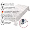 Tischdecke Wachstuch Blumen Beige Robust Wasserabweisend Produktbild-Vorschau 5