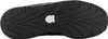 The underside of a black sneaker is shown against a black background. Voir les images du produit