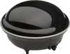 A black and white aquarium air pump is shown against a white background. Podgląd zdjęcia produktu