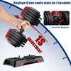 DH FitLife Haltères Réglables 3 à 24 KG, Ensemble 12 en 1 Voir les images du produit 2