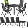 CASARIA® Gartenmöbel Set 4 Stühle mit Tisch 90x90cm Produktbild-Vorschau 1
