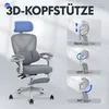 FLEXISPOT: sedia da ufficio ergonomica con poggiatesta 3D, Anteprima dell’immagine prodotto 4
