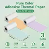 Papier thermique couleur autocollant Phomemo, 50mmx3.5m Voir les images du produit 2