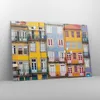 Bild auf Leinwand - Leinwandbild - 3 Teile - Casas Ribeira Produktbild-Vorschau 4