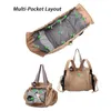 3-in-1 Reisetasche Weiß – Rucksack & Schultertasche mit 15 Produktbild-Vorschau 5