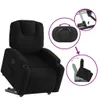 vidaXL Relaxsessel mit Aufstehhilfe Schwarz Stoff Produktbild-Vorschau 6