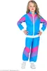 tuta anni '80 per bambini - Tuta da jogging - Blu - 116 - Anteprima dell’immagine prodotto 4