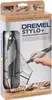 The image shows the packaging of a Dremel Stylo+ versatile precision craft tool. The packaging displays the product name, brand, and various applications like carving, engraving, polishing, cleaning, and sanding. It also features an illustration of the too Anteprima dell’immagine prodotto