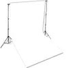 vidaXL Fotohintergrund ohne Ständer Baumwolle Weiß 600x300 Produktbild-Vorschau 3
