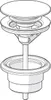 Hansa 0764010033 Ablaufgarnitur Push-Open HANSA 0764 Produktbild-Vorschau 3