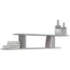 vidaXL TV nástenná polica Grey Sonoma 125x18x23 cm Drevo Náhľad obrázku produktu 4