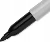 A close-up shot of the tip of a black permanent marker with a gray cap. Anteprima dell’immagine prodotto