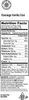 A nutrition facts label for David Rio Flamingo Vanilla Chai. Anteprima dell’immagine prodotto