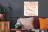 MuchoWow® Poster Marmor - Rosa - Weiß - Luxus 50x50 cm - Produktbild-Vorschau 2