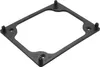 A black plastic mounting bracket with four protruding pegs. Produktbild-Vorschau