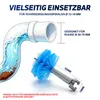 2 Stück Bürstenkopf Kompatible Rohrreinigungsspiralen mit Produktbild-Vorschau 2
