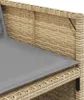 Gartenstühle mit Kissen 4 Stk. Beigemischung Poly Rattan Produktbild-Vorschau 10