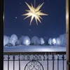 LED Stern Kunststoff weiß Ø 35 cm 1 LED warmweiß, Timer Produktbild-Vorschau 4