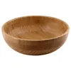 A close-up, studio shot of a wooden bowl. Produktbild-Vorschau
