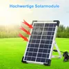 Solar Springbrunnen Pumpe 6W mit Akku 1500mAh, 12 LED & 9 Produktbild-Vorschau 4