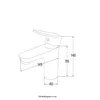 HOME DELUXE - Waschtischarmatur RADIANT - Farbe: Chrome , Produktbild-Vorschau 3