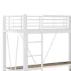 Łóżko loftowe Sweiko, 90 x 200 cm, żelazna rama Z biurkiem, Podgląd zdjęcia produktu 18