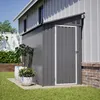 4'x8' Metall-Gartenschuppen, Anbau-Schuppen mit Voir les images du produit 12