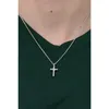 Stylish steel necklace with a cross Backliner BBC04 Produktbild-Vorschau 3
