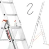 Drabina aluminiowa profesjonalna HIGHER 3x15 seria 73PRO Podgląd zdjęcia produktu 1