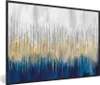 MuchoWow® Gerahmtes Poster Abstrakt - Gemälde - Öl 90x60 cm Produktbild-Vorschau 1