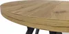 Masivní kulatý rozkládací stůl dub Craft Ø100/200 Náhled obrázku produktu 5