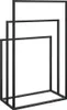 vidaXL Handtuchständer Schwarz 48x24x79 cm Eisen Produktbild-Vorschau 5