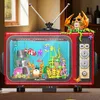 BlockBuddie™ 1718-teiliges Ozean-Retro-TV-Bausteinset Produktbild-Vorschau 2