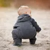 Kombinezon polarowy HOPPEDIZ z wywijanymi mankietami ocean Podgląd zdjęcia produktu 7