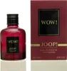 A bottle of Joop! Wow! Eau de Toilette for women and its packaging are displayed side-by-side on a white background. Voir les images du produit