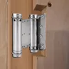 2XPendeltürscharnier Pendeltürband Edelstahl Schwingtüre Produktbild-Vorschau 5