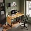 SoBuy Tavolo a muro Estensibile con piano in legno Stile Anteprima dell’immagine prodotto 4