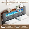 ProximaX Grau Schubladenbett 140×200 cm – Mit weichem Produktbild-Vorschau 9