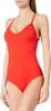 PUMA Badeanzug Damen Schwimmanzug Rot Crossback Produktbild-Vorschau 1