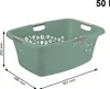 Wäschekorb - Grün - Kunststoff - B 65 cm - mit Griffen Produktbild-Vorschau 2