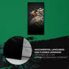 Wandkunst Leinwand Bild Uhr Geräuschlos Kunstdruck 30x60 Produktbild-Vorschau 5