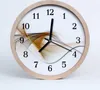 Holzuhr 20fi cm wanduhr - Abstrakte Kunst Produktbild-Vorschau 1